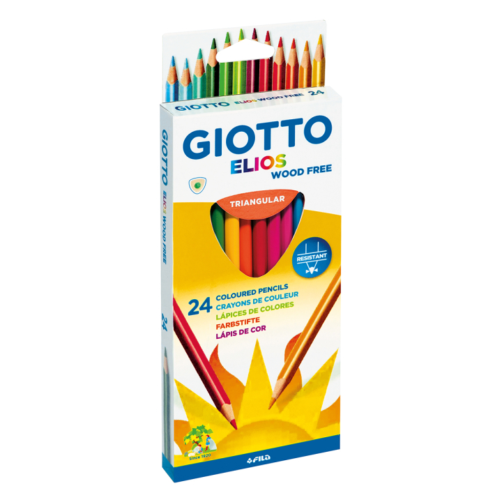 Elios Coloring pencils Set of 24 in the group Kids / Kids' Pens / Coloring Pencils for Kids at Pen Store (129895)