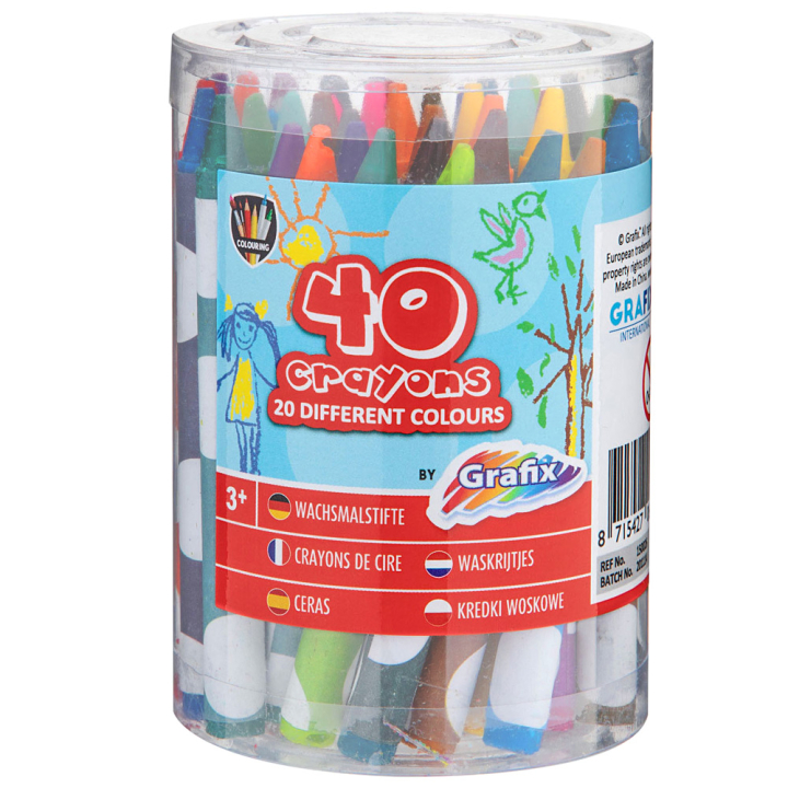 40 Crayons in the group Kids / Kids' Pens / Crayons for Kids at Pen Store (129933)