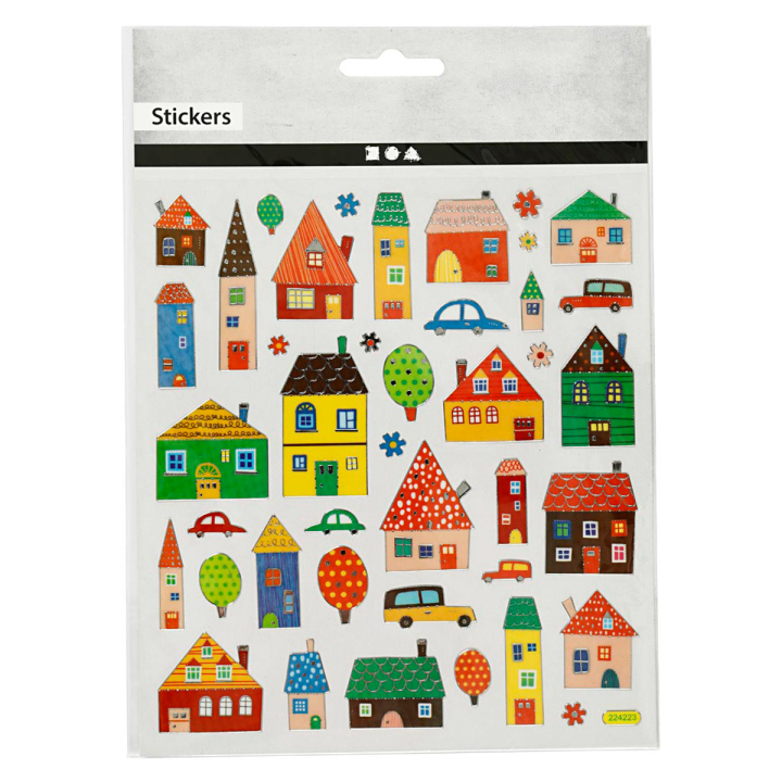 Stickers Small Town 1 sheet in the group Kids / Fun and learning / Stickers at Pen Store (129990)