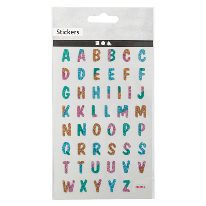 Stickers Letters 1 sheet in the group Kids / Fun and learning / Stickers at Pen Store (130007)