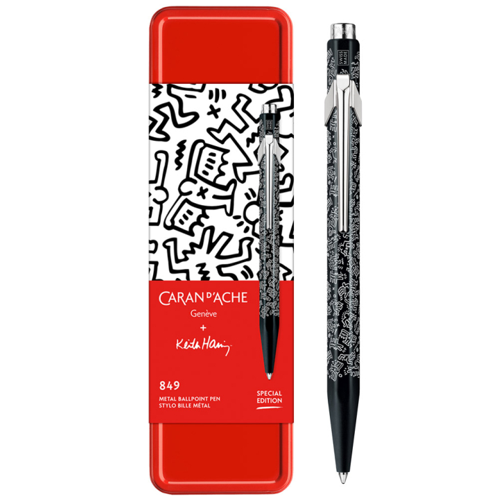849 Keith Haring Black Ballpen in the group Pens / Fine Writing / Ballpoint Pens at Pen Store (130249)