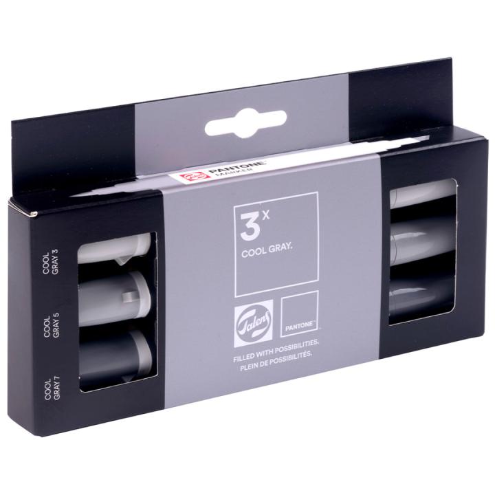 Marker Set of 3 Cool Gray in the group Pens / Artist Pens / Illustration Markers at Pen Store (130481)
