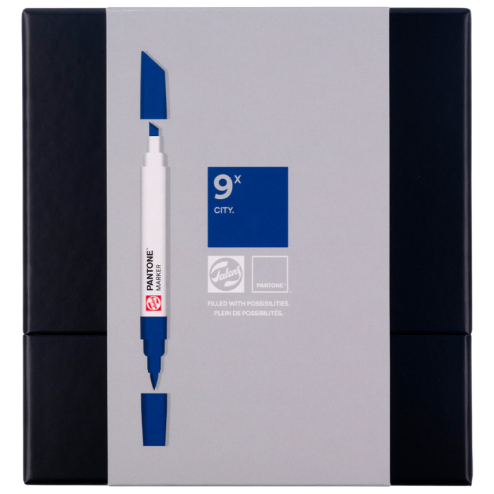 Marker Set of 9 City in the group Pens / Artist Pens / Illustration Markers at Pen Store (130494)