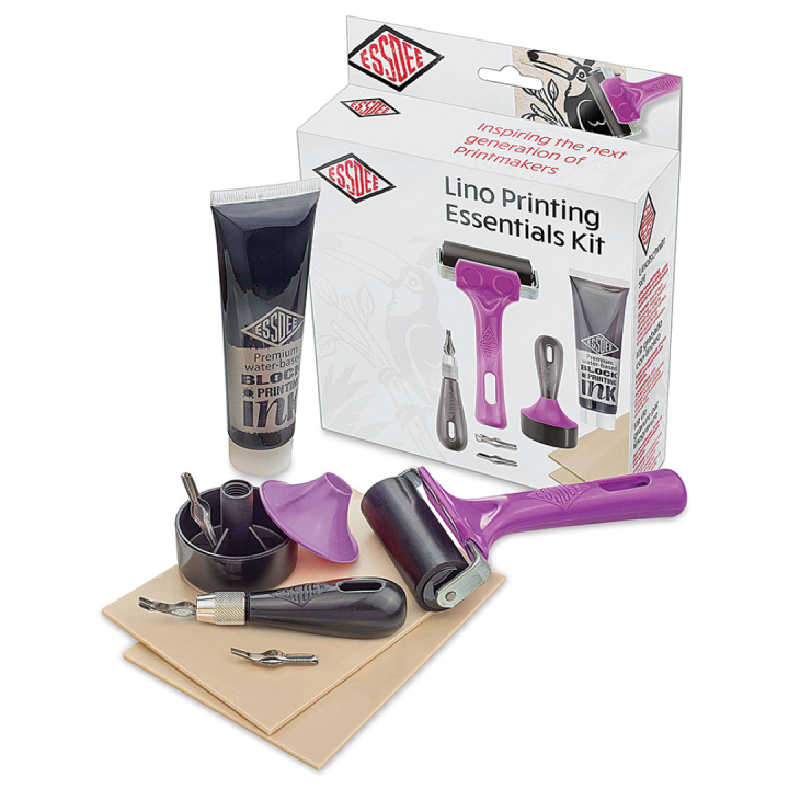 Lino Printing Essentials Kit 8 pcs in the group Hobby & Creativity / Techniques / Linoleum prints at Pen Store (130572)