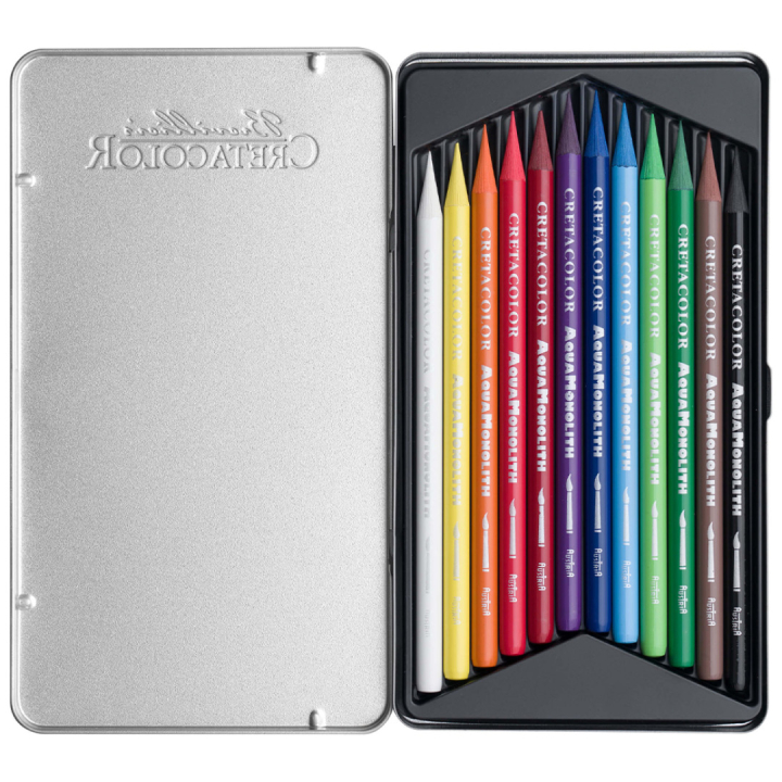 Aqua Monolith Aquarelle Set of 12 in the group Pens / Artist Pens / Watercolor Pencils at Pen Store (130577)