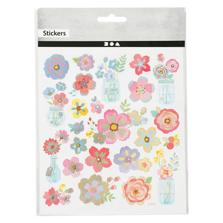 Stickers Flowers 1 sheet in the group Kids / Fun and learning / Stickers at Pen Store (130588)