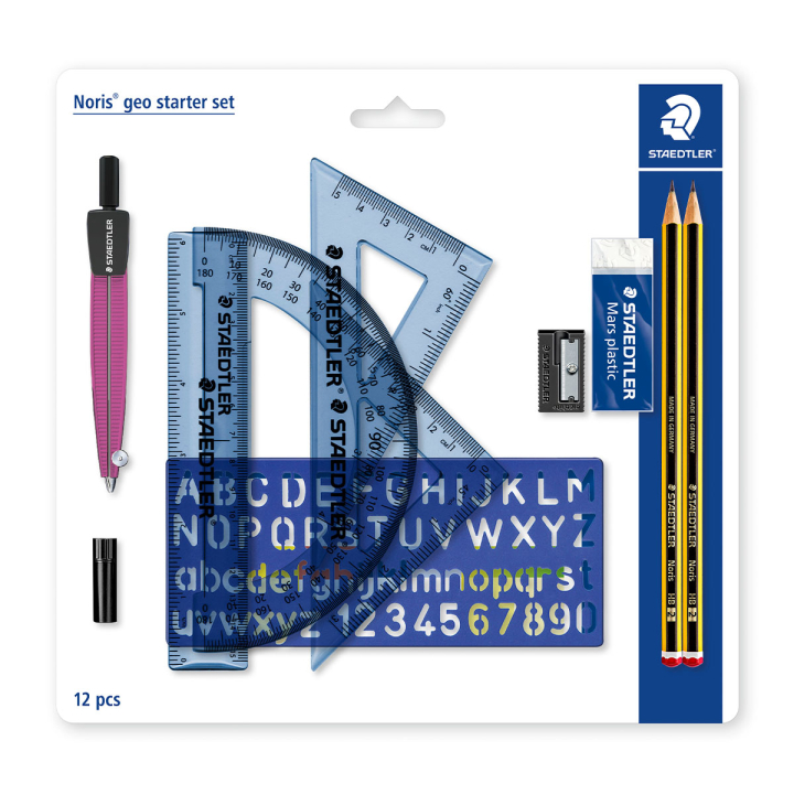 Geo Starter Set 12 pcs in the group Hobby & Creativity / Hobby Accessories / Stencils at Pen Store (130592)