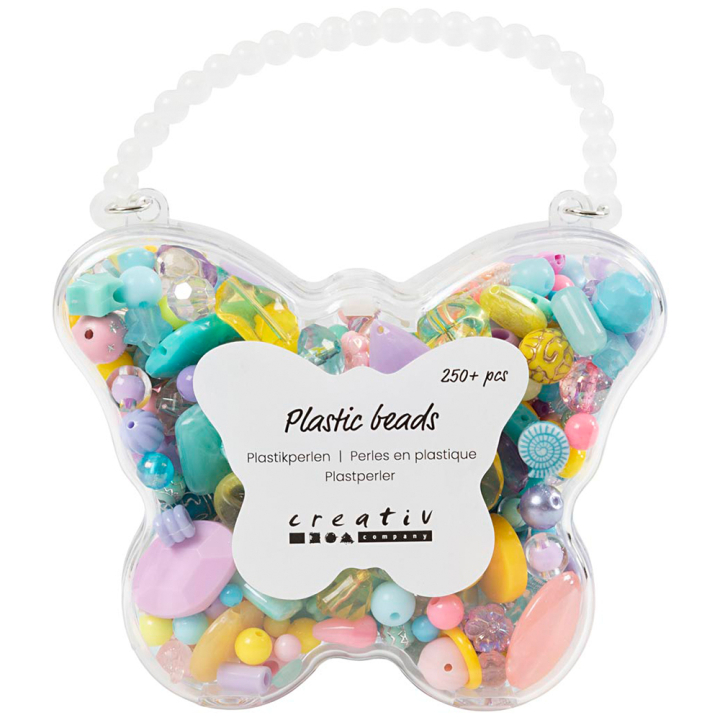 Beads in storage box 250-pack in the group Hobby & Creativity / Create / Home-made jewellery at Pen Store (130631)