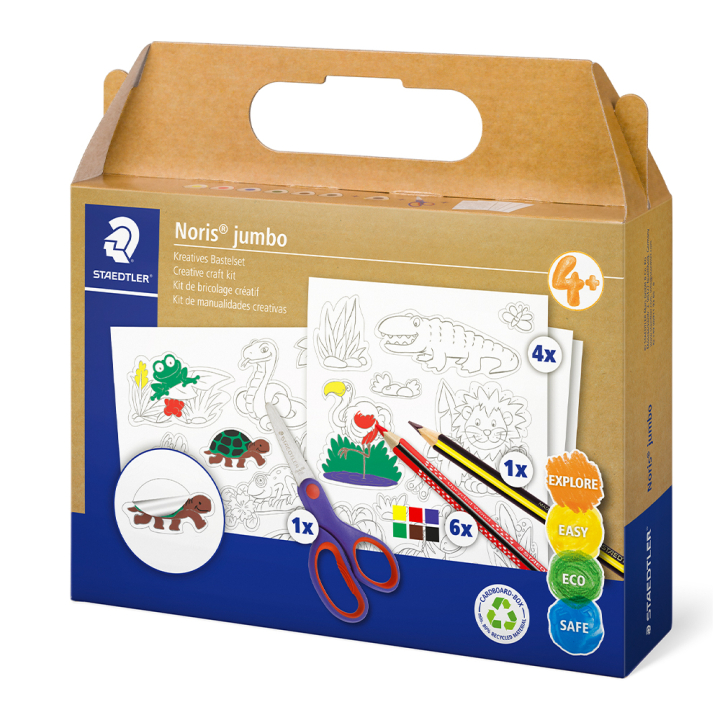 Noris Jumbo Stickers Creative craft kit in the group Kids / Fun and learning / Stickers at Pen Store (130647)