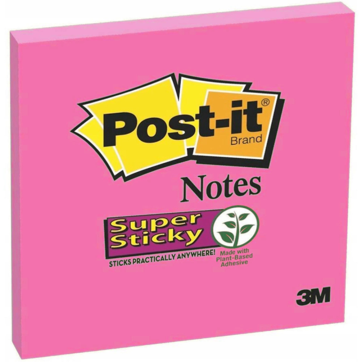 Post-it Super Sticky 76x76 Fuchsia in the group Paper & Pads / Note & Memo / Post-it and notepads at Pen Store (130680)