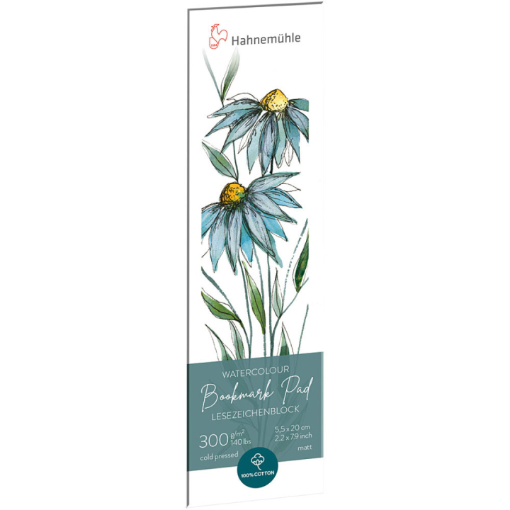 Watercolour Paper Bookmark Pad 300g 5,5x20 cm in the group Paper & Pads / Artist Pads & Paper / Watercolor Pads at Pen Store (130709)