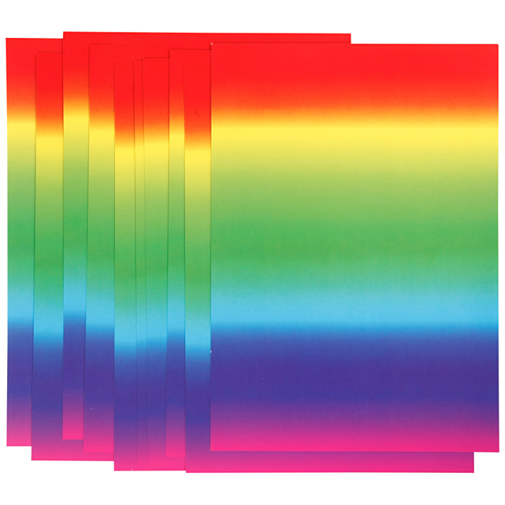 Coloured paper Rainbow A4 180g 10 sheets in the group Kids / Fun and learning / Paper & Drawing Pad for Kids / Coloured paper for children at Pen Store (130808)