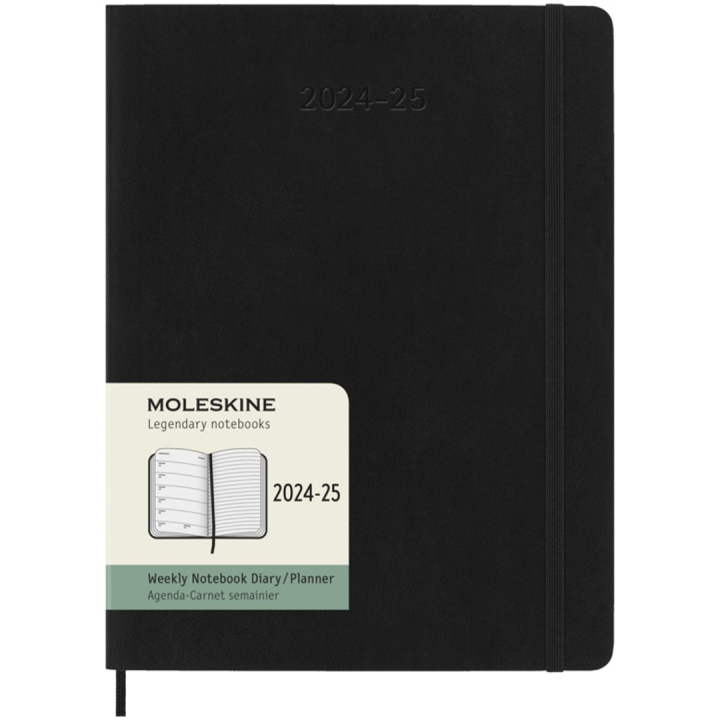 Calendar 18M WeekNote Soft Cover XL Black in the group Paper & Pads / Planners / 18-Month Planners at Pen Store (130881)