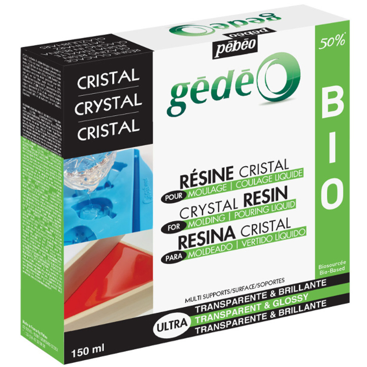 Gédéo Bio-based Crystal resin 150ml in the group Hobby & Creativity / Create / Molding at Pen Store (131071)