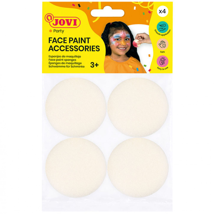 Makeup sponge for face paint Pack of 4 in the group Kids / Kids' Paint & Crafts / Face paint at Pen Store (131275)