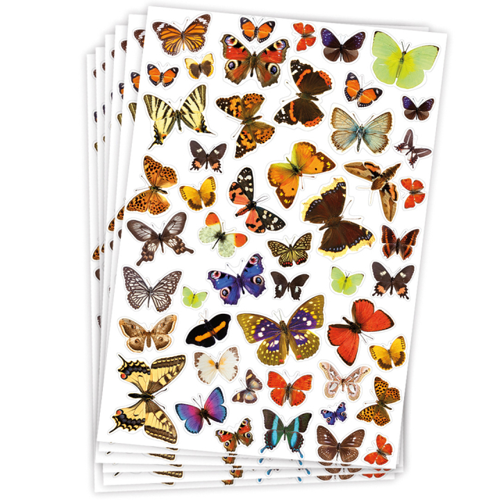 Stickers butterfly 6 sheets in the group Kids / Fun and learning / Stickers at Pen Store (131325)