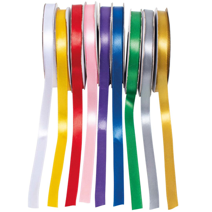 Satin ribbon 9-pack  in the group Hobby & Creativity / Create / Crafts & DIY at Pen Store (131332)