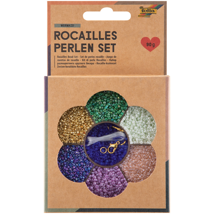 Rocailles Bead Set Purple  in the group Hobby & Creativity / Create / Home-made jewellery at Pen Store (131539)