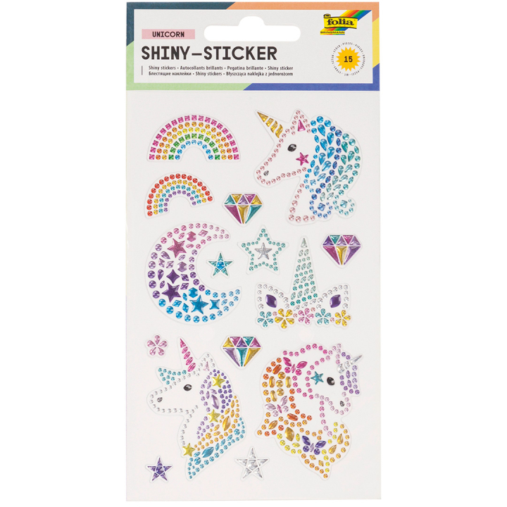 Diamond Sticker Unicorn 1 Sheets in the group Kids / Fun and learning / Stickers at Pen Store (131550)