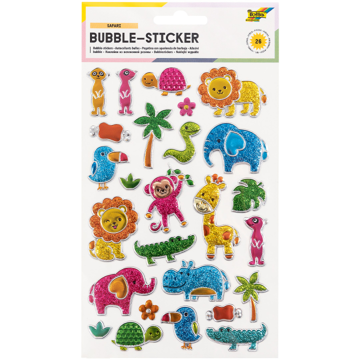 3D Stickers Safari 1 Sheets in the group Kids / Fun and learning / Stickers at Pen Store (131563)