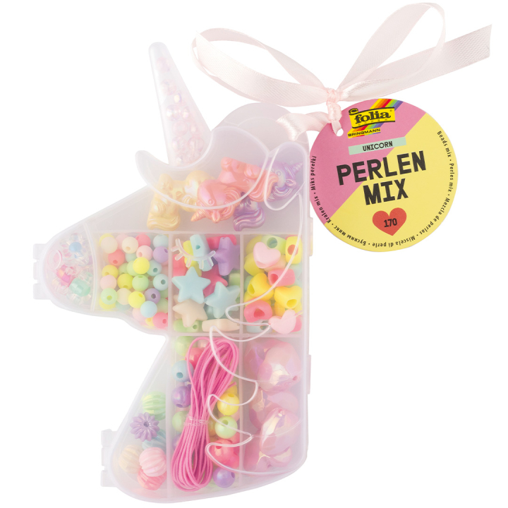Pearls Set Unicorn Mix 170-pack in the group Kids / Fun and learning / Jewelry making for children at Pen Store (131615)