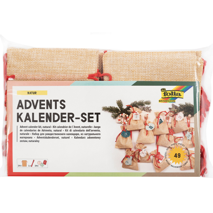 Advent Calender Kit Jute 24-pack in the group Hobby & Creativity / Create / Crafts & DIY at Pen Store (131642)