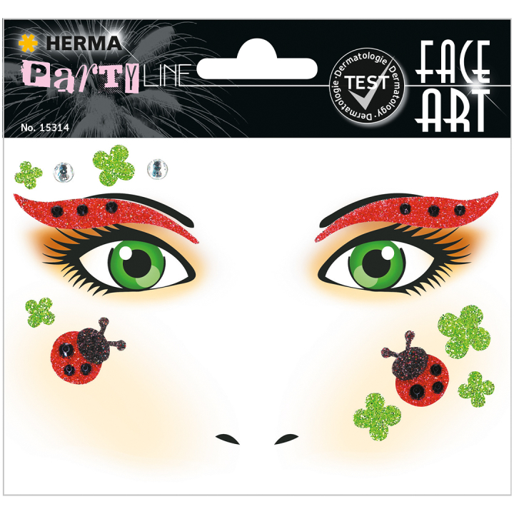 Face Art Stickers Ladybug in the group Kids / Fun and learning / Birthday Parties at Pen Store (131903)