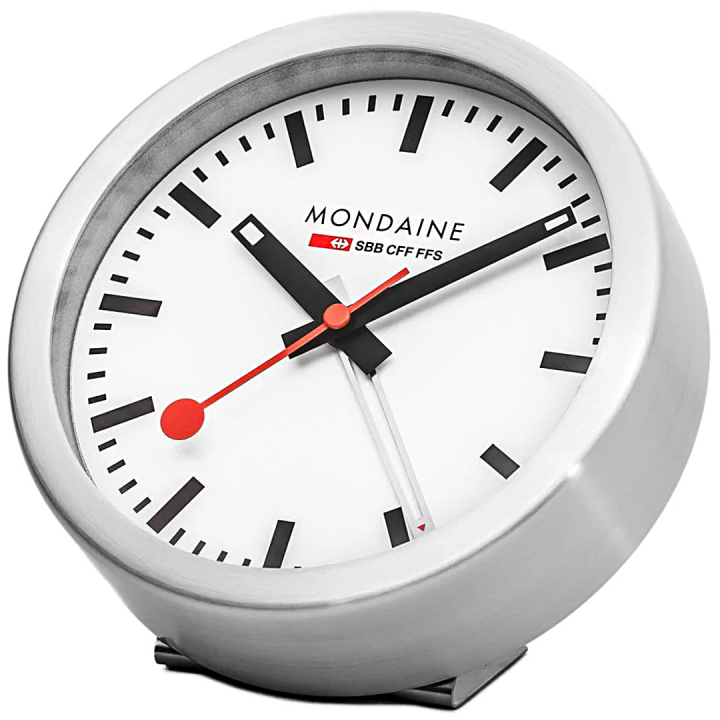 Table/Alarm clock Swiss Railways White in the group Hobby & Creativity / Organize / Home Office at Pen Store (131917)