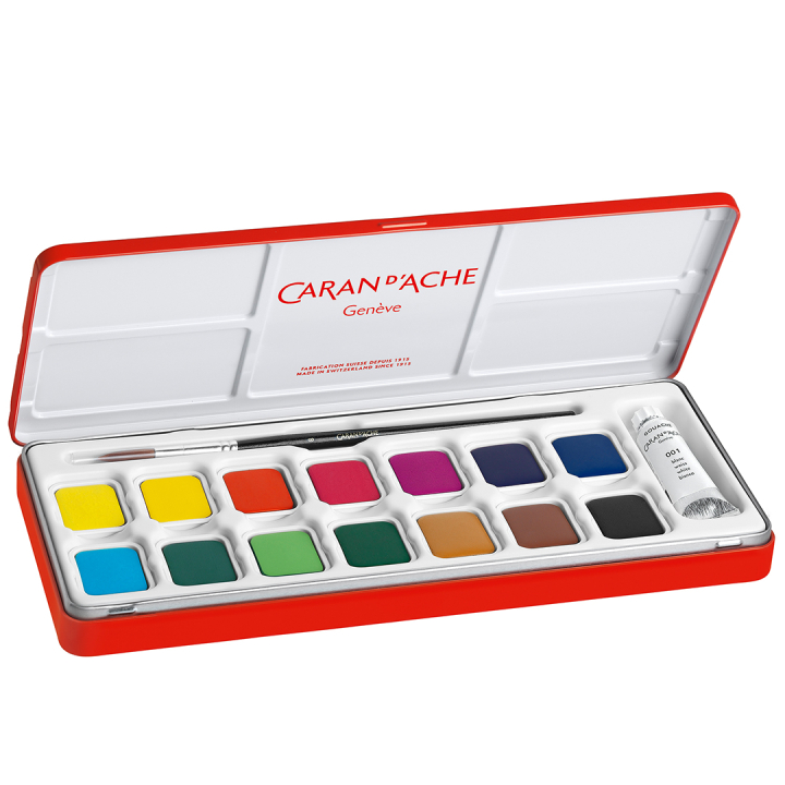 Gouache Studio Box of 15 Colour Tablets in the group Art Supplies / Artist colours /  Gouache at Pen Store (131945)
