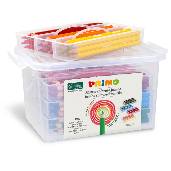 Jumbo Colouring pencils School 120-pack in the group Kids / Kids' Pens / Coloring Pencils for Kids at Pen Store (132106)