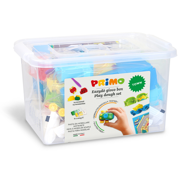 Soft Play-dough City kit in the group Kids / Kids' Paint & Crafts / Modelling Clay for Kids at Pen Store (132146)