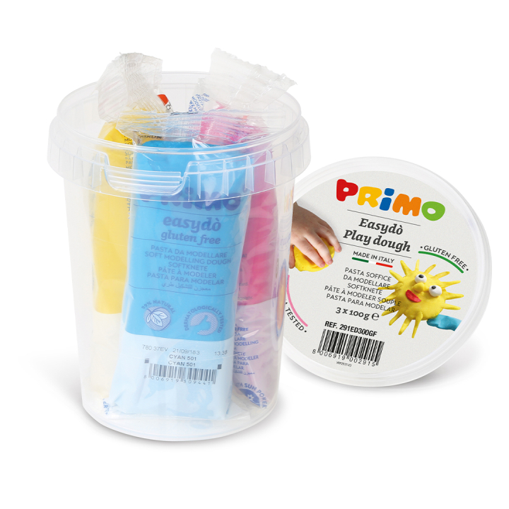 Soft Play-dough 3x100g in the group Kids / Kids' Paint & Crafts / Modelling Clay for Kids at Pen Store (132148)