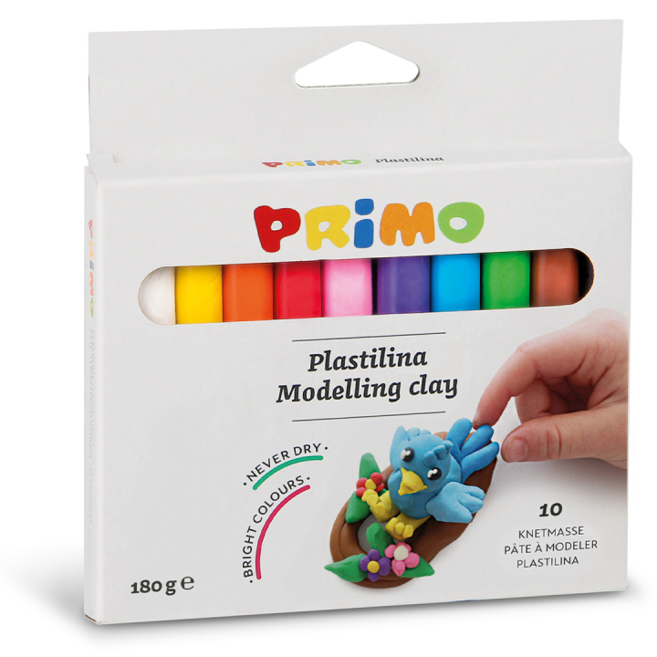 Plastelina Modelling clay 10-pack 18 g in the group Kids / Kids' Paint & Crafts / Modelling Clay for Kids at Pen Store (132156)