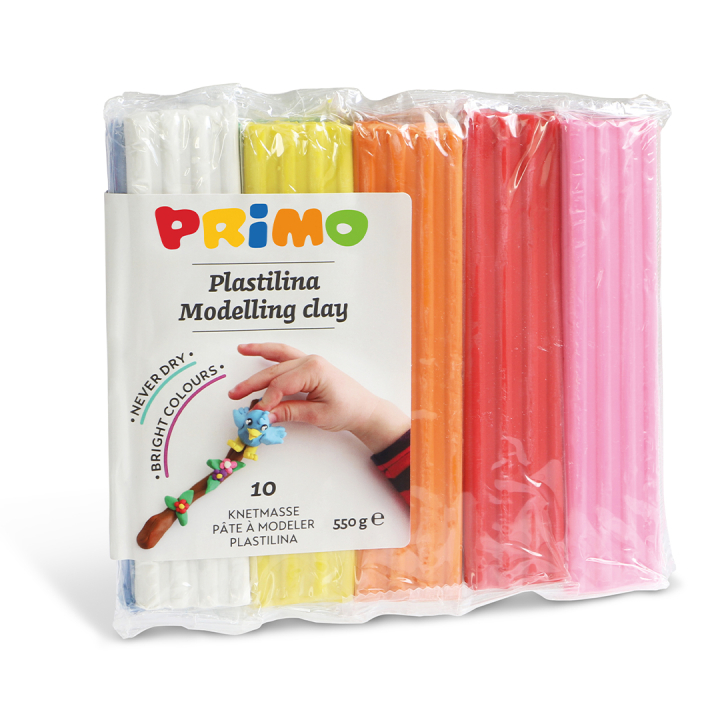 Plastelina Modelling clay 10-pack Start-set 55 g in the group Kids / Kids' Paint & Crafts / Modelling Clay for Kids at Pen Store (132157)