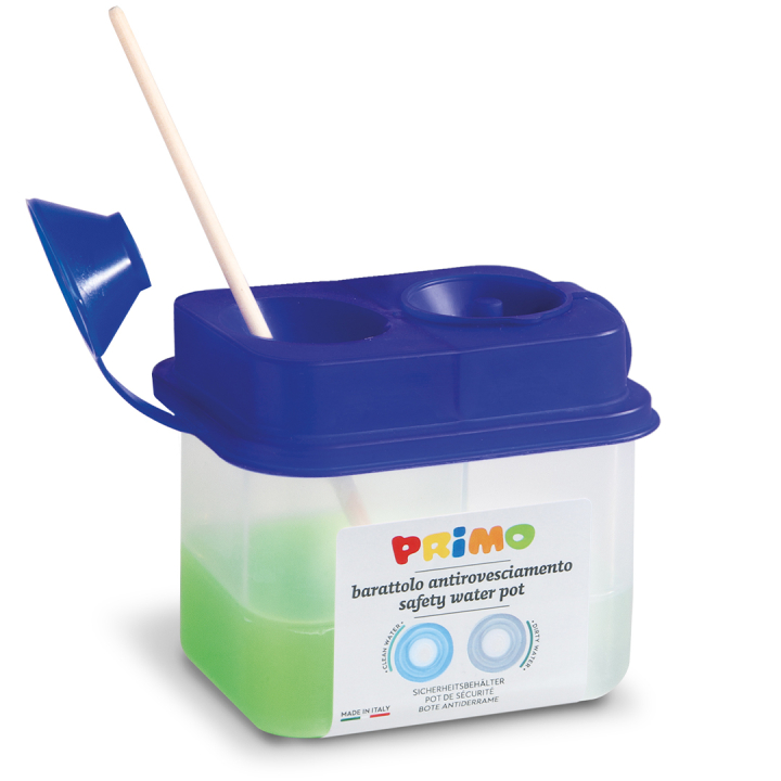 Safety pot with 2 sections in the group Kids / Kids' Paint & Crafts / Kids' Watercolor Paint at Pen Store (132190)