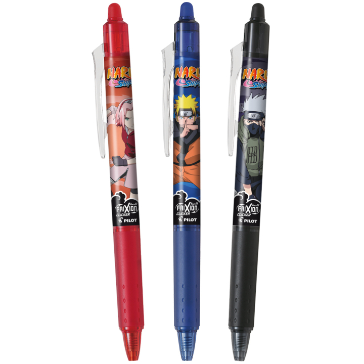Pilot FriXion Clicker Naruto 0.7 Black | Pen Store