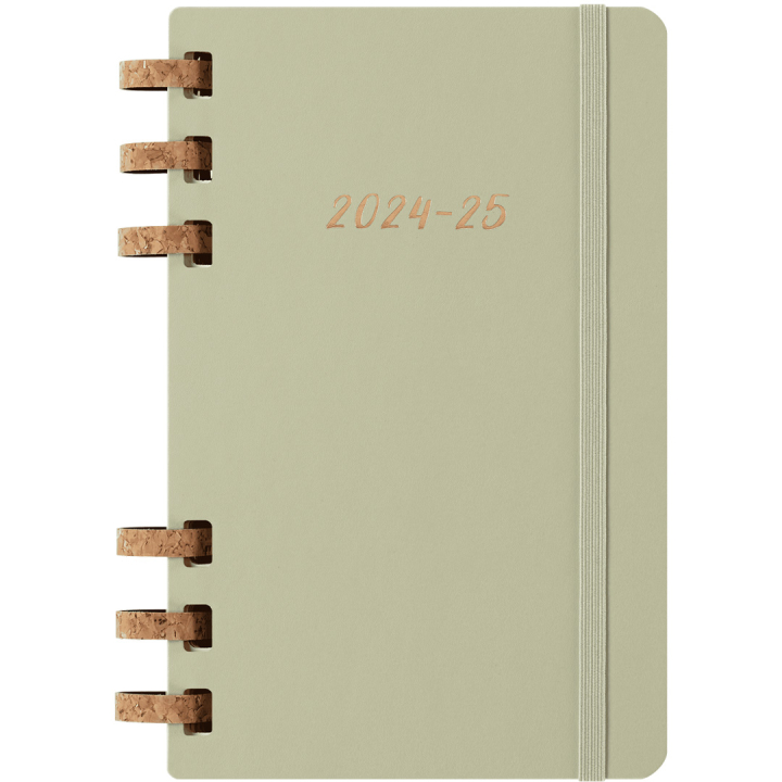 Spiral Planner 12M Hard Cover Large Kiwi Green in the group Paper & Pads / Planners / 12-Month Planners at Pen Store (132588)