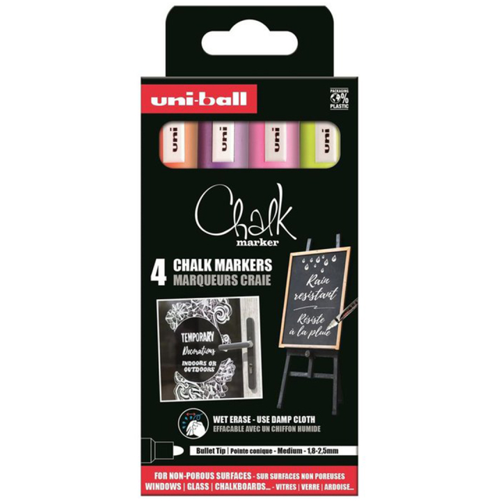 Chalk Marker PWE-5M 4-set No 2 in the group Pens / Office / Markers at Pen Store (132736)