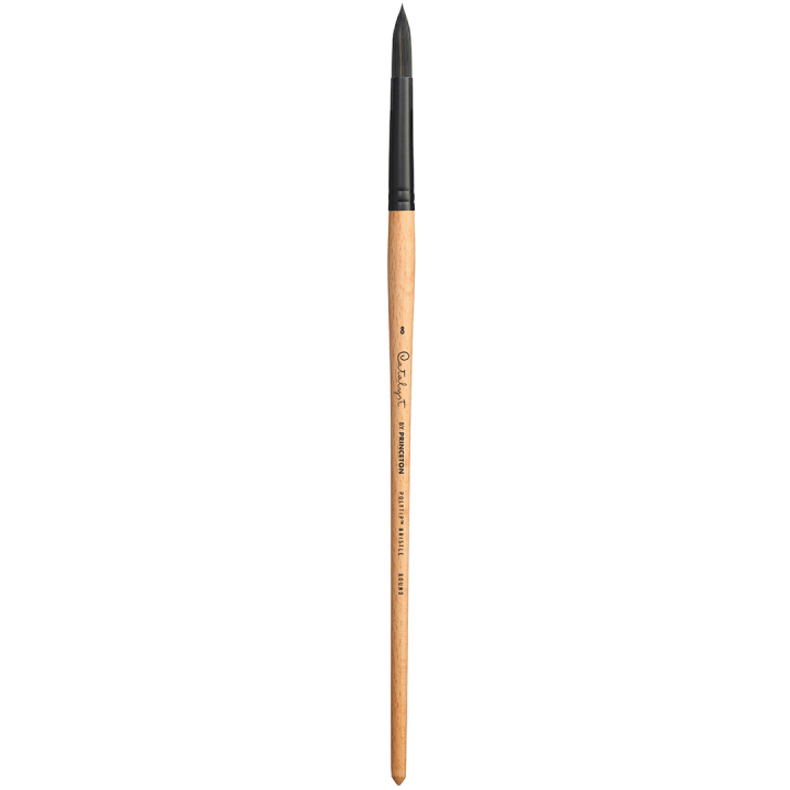 Catalyst Synthetic Long Handle Round size 8 in the group Art Supplies / Brushes / Acrylic Brushes at Pen Store (132828)