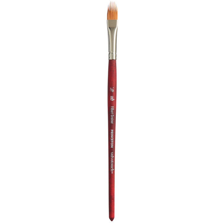 Velvetouch Synthetic Brush short handle Filbert Grainer St 3/8 in the group Art Supplies / Brushes / Acrylic Brushes at Pen Store (132842)