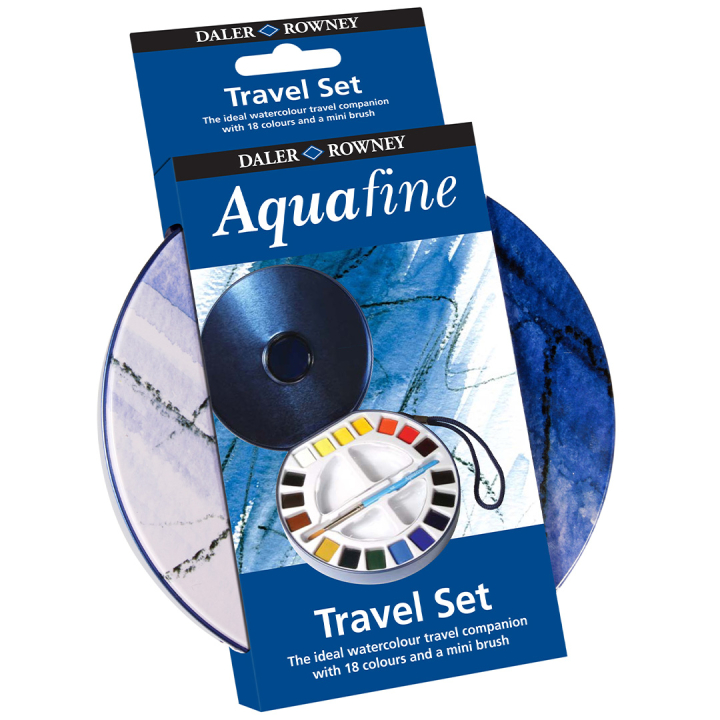 Watercolour Travel set Tin 18  ½ -Half pans  in the group Art Supplies / Artist colours / Watercolor Paint at Pen Store (132937)