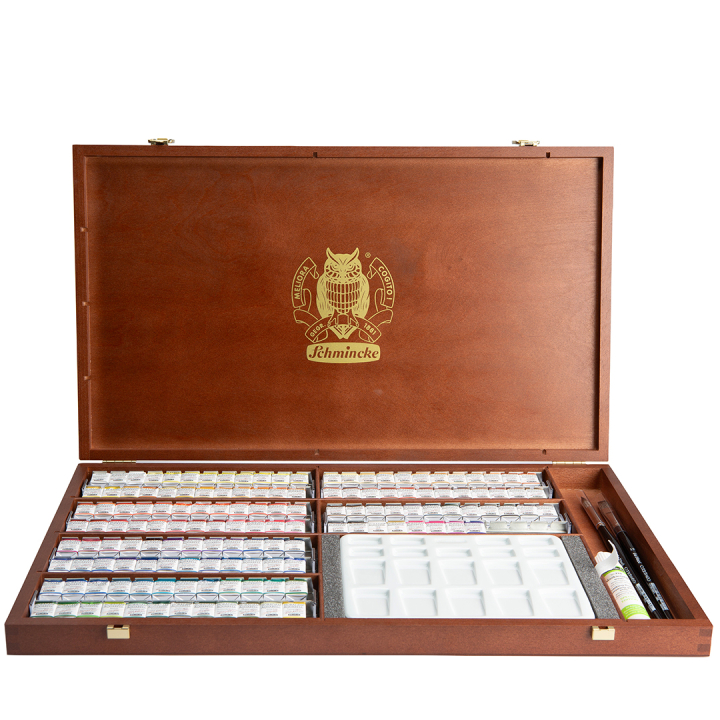 Horadam Aquarell Wood 140-set in the group Art Supplies / Artist colours / Watercolor Paint / Watercolor pans at Pen Store (132973)