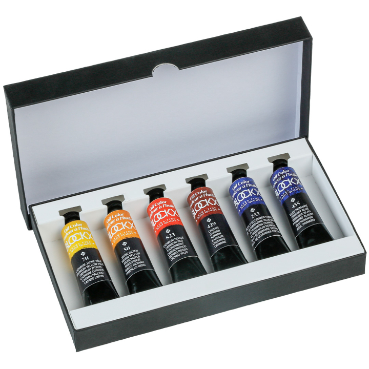 Oil Color Assortment 6x20 ml Primary Colours in the group Art Supplies / Artist colours / Oil Paint at Pen Store (133747)