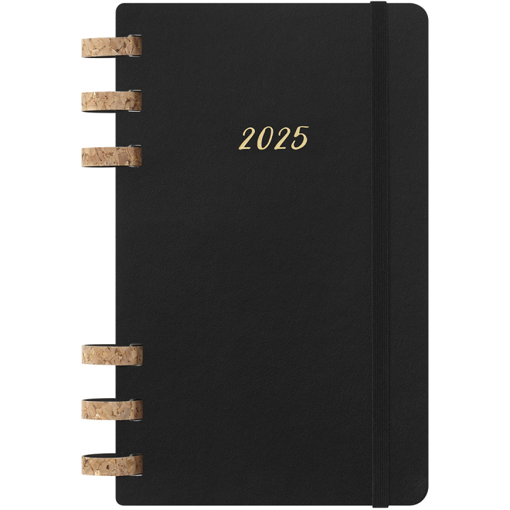 12M Spiral Planner 2025 Large Black in the group Paper & Pads / Planners / 12-Month Planners at Pen Store (133784)