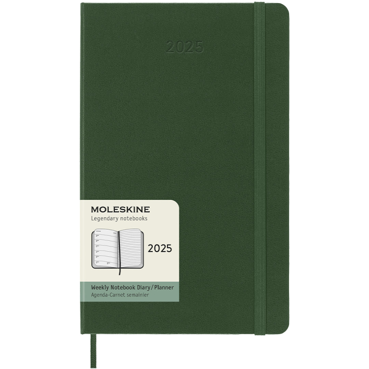 12M Weekly Notebook Softcover 2025 Pocket Myrtle Green in the group Paper & Pads / Planners / 12-Month Planners at Pen Store (133803)