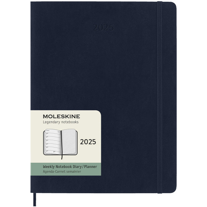 12M Weekly Hardcover 2025 XL Sapphire Blue in the group Paper & Pads / Planners / 12-Month Planners at Pen Store (133810)