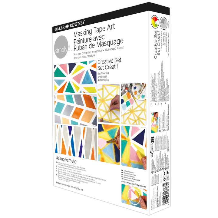 Simply Discover masking step-by-step in the group Art Supplies / Artist colours /  Gouache at Pen Store (133872)