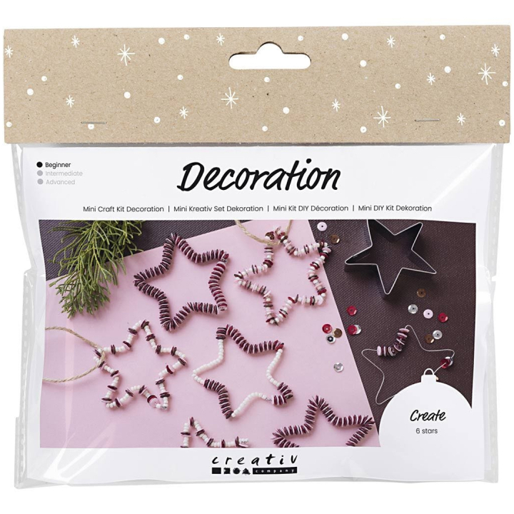 DIY Decorative pendants Stars 6 pcs in the group Hobby & Creativity / Holidays and seasons / Christmas crafts  at Pen Store (134134)