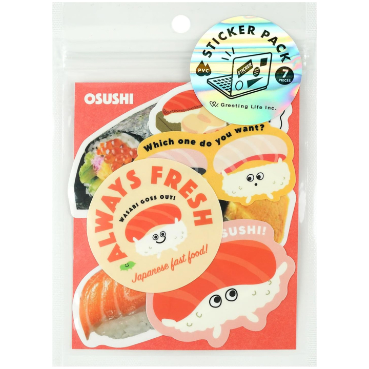 Hako Sticker pack Sushi in the group Hobby & Creativity / Create / Stickers at Pen Store (134456)