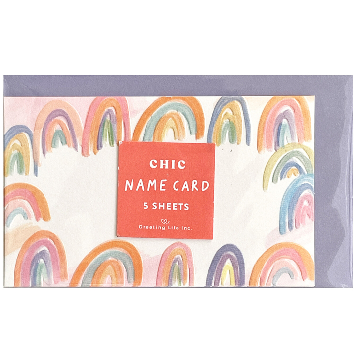 Cards with envelopes 5-pack Rainbow in the group Hobby & Creativity / Holidays and seasons / Cards and envelopes at Pen Store (134634)